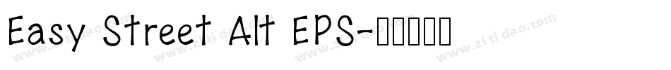 Easy Street Alt EPS字体转换